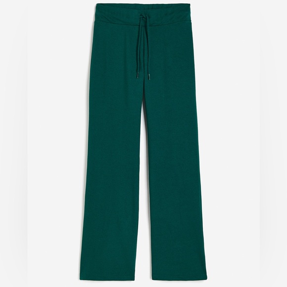 hdywt Pants - HDYWT how do you wear that Green wide leg joggers sweatpants 23432